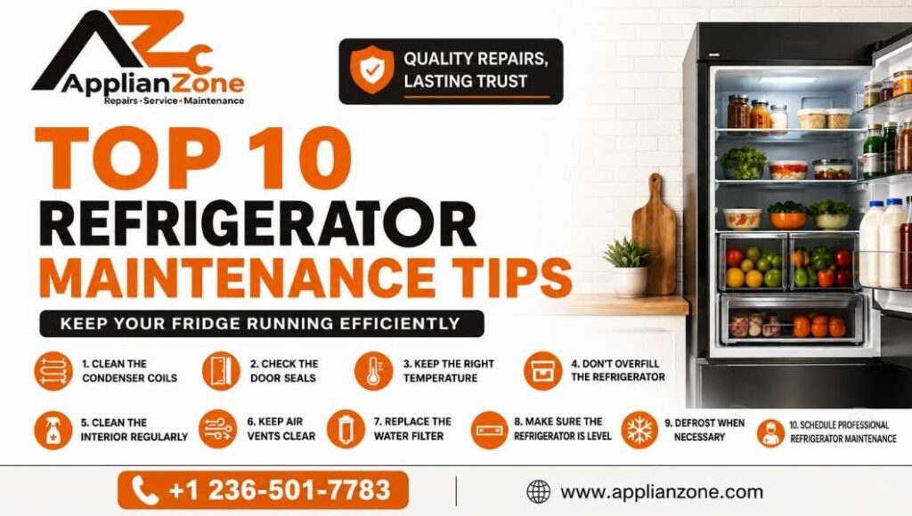 Refrigerator Maintenance Tips